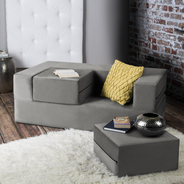 Eugene modular loveseat & deals ottoman sleeper